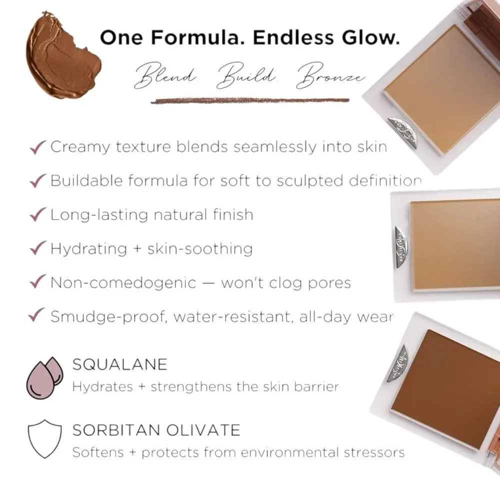 Dominique Cosmetics Silktone Cream Bronzer in Light Tan